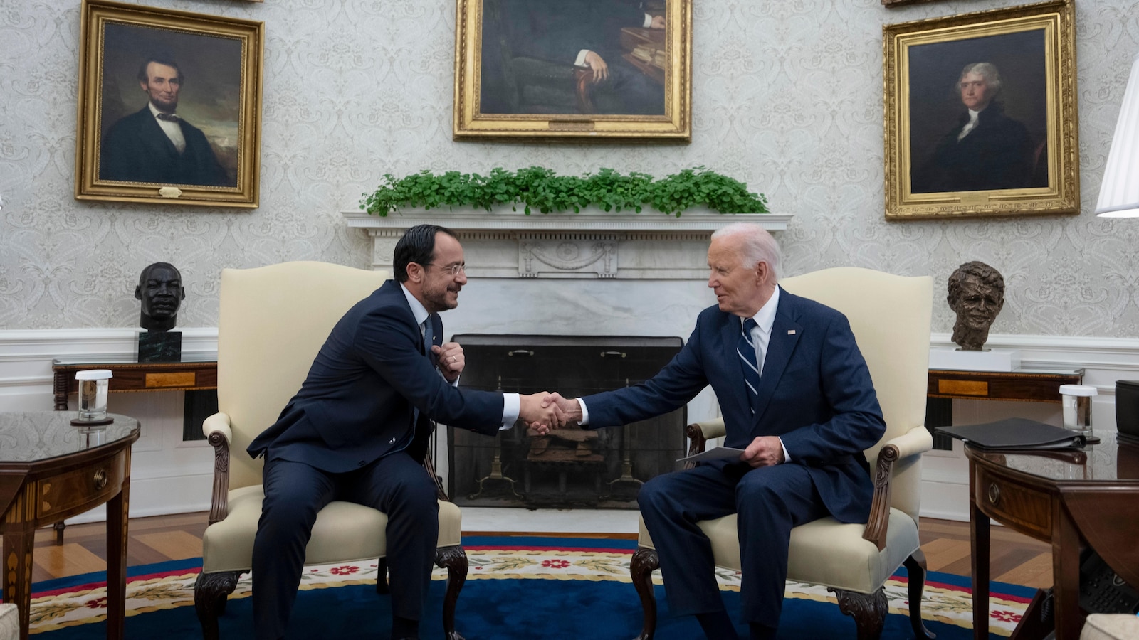 Biden, Cyprus president discuss administration push to win cease-fires in Gaza and Lebanon