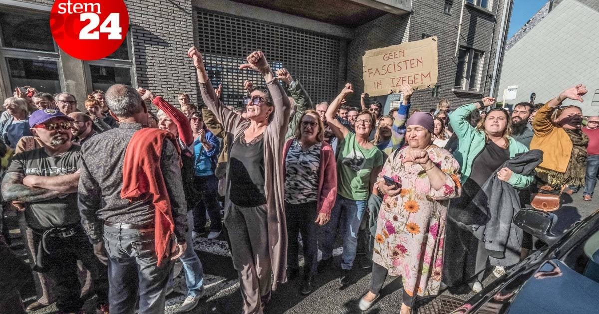 Inwoners protesteren tegen breuk met cordon in Izegem: “Wij willen geen fascisten in onze stad”