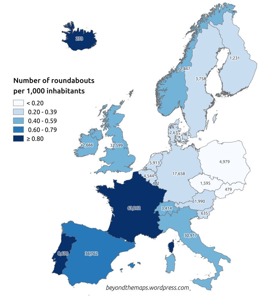 Roundabouts in Europe