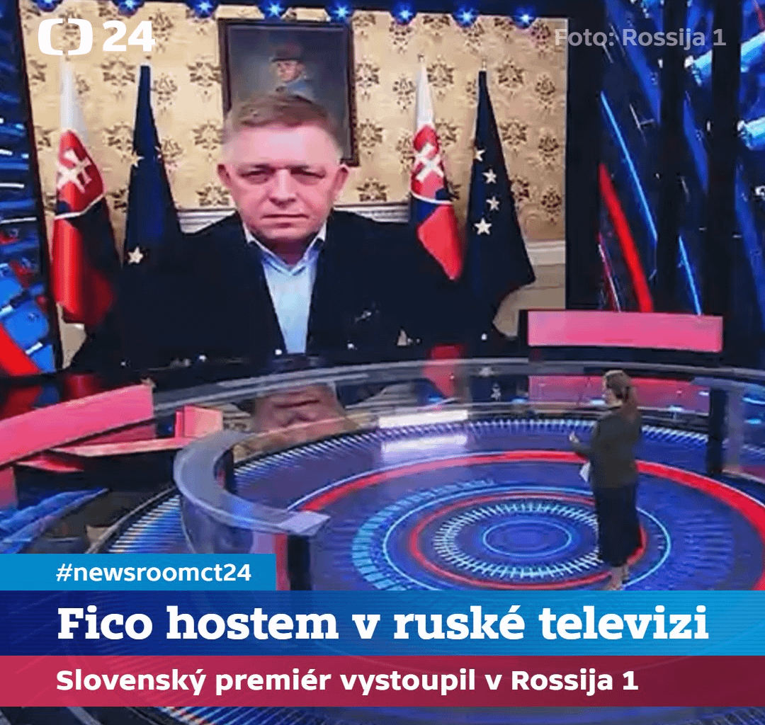 Fico opět boduje, tentokrát v ruské televizi - jako první "vrcholný" politik od ruské invaze. Slováci, prosím, dělejte s tím něco.