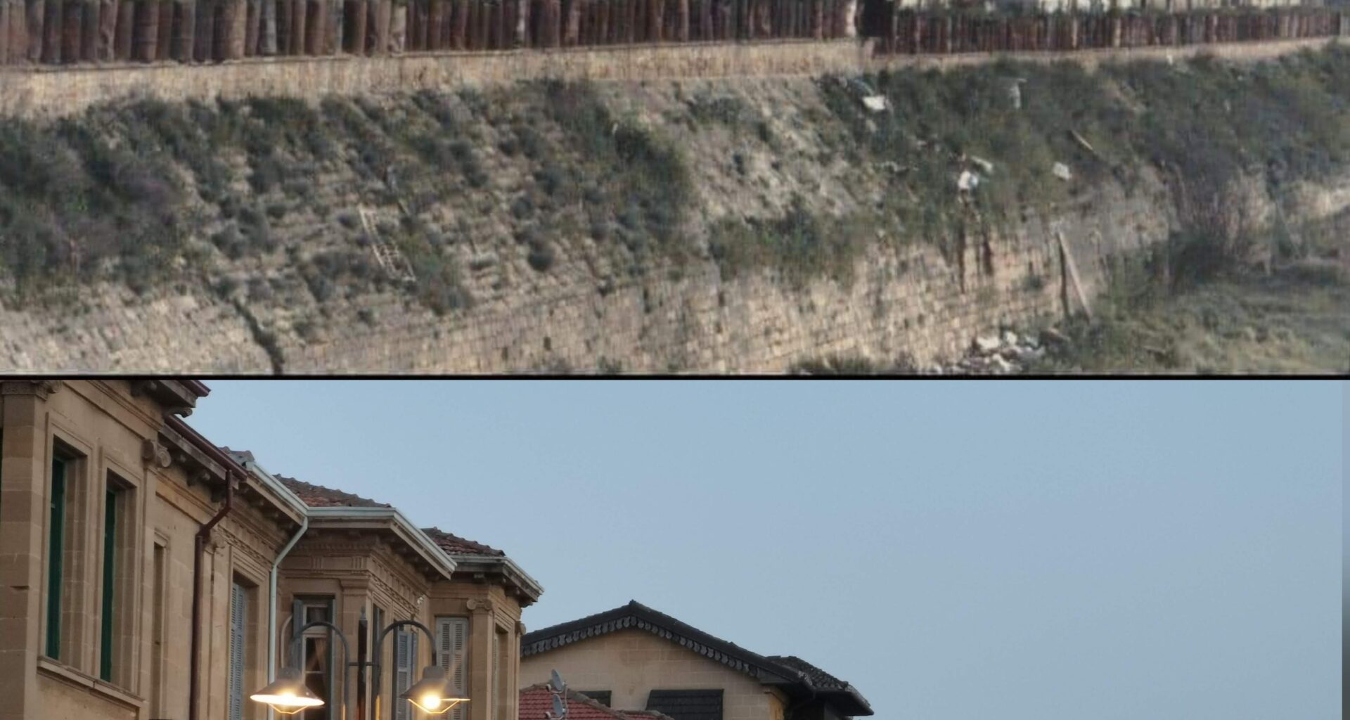 Zahra Street, Walled Nicosia, in 1964 and 2023