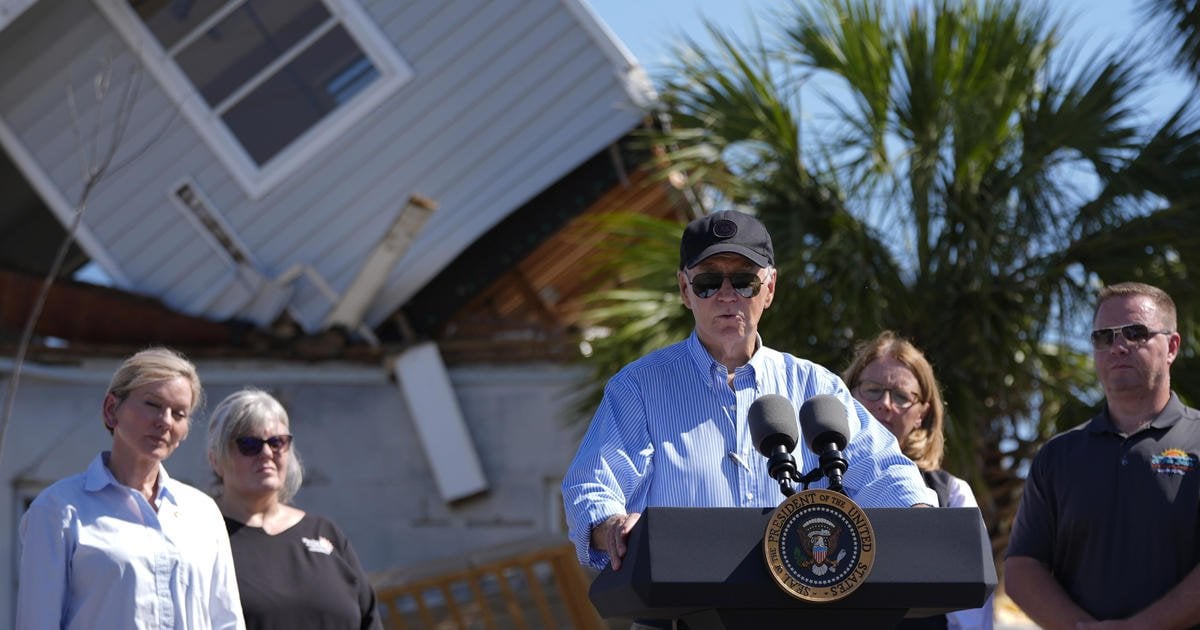 Biden announces in Tampa more than $600 million for Milton recovery