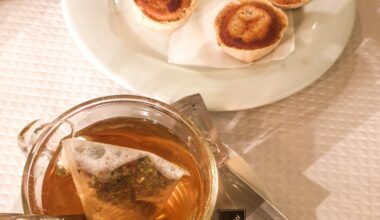 Queijadas and tea in Sintra Portugal