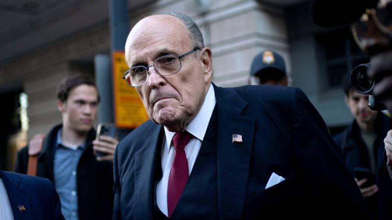 Rudy Giuliani’s apartment was emptied weeks ago, victims in defamation case say