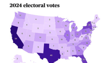 How many Electoral College votes does your state have for the 2024 election? This map will show you.