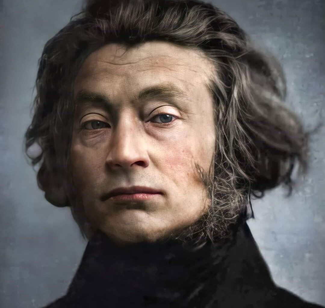 Colour photo of Adam Mickiewicz