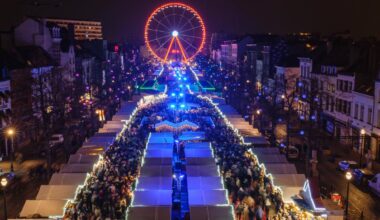 Weihnachtsmarkt Plaisirs d‘hiver in Brüssel