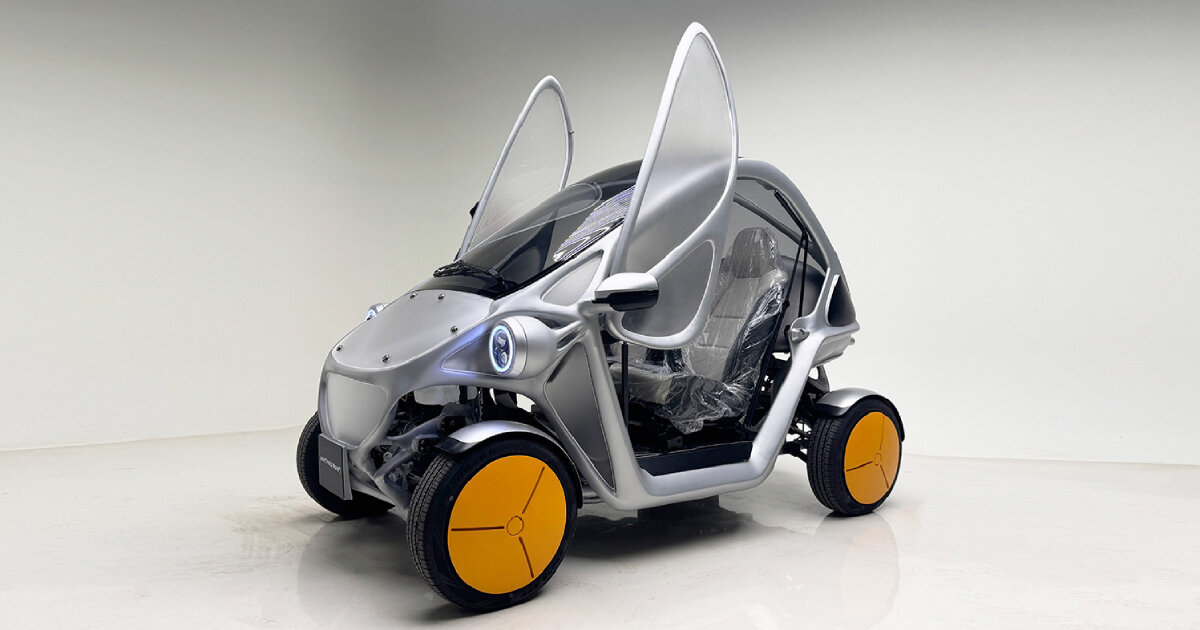 3D printed micro metal car ‘robo-EV’ has AI that can detect driver’s mood and console them