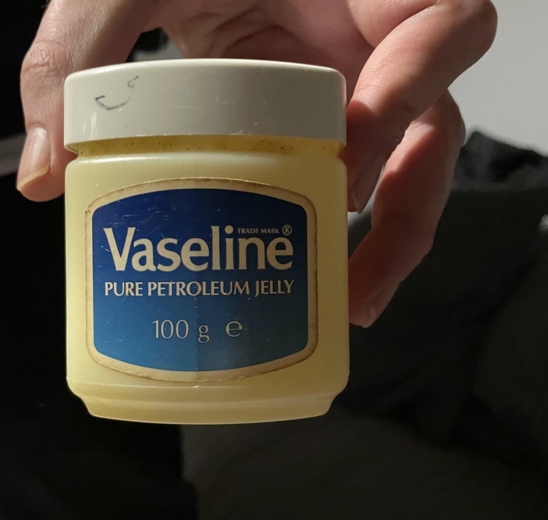 Visiting the in-laws, husband has a chapped nose so grabs some Vaseline. It went out of date in 2004! Still looked alright though, waste not want not