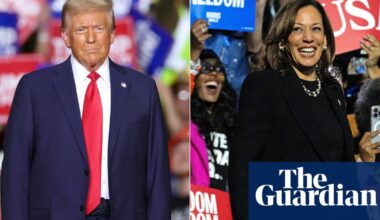 US presidential election updates: Campaigning ends with celebrity endorsements, and Nate Silver’s forecast | US elections 2024