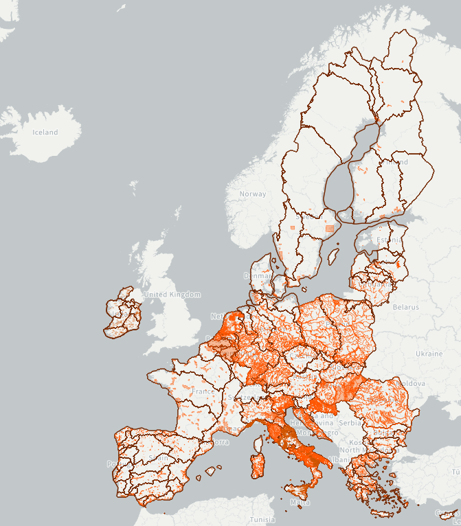 Flood Risk Areas Identified by Member States