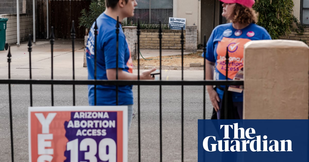 ‘If Harris wins, it’s because of abortion’: election tests fallout from Roe reversal | US elections 2024