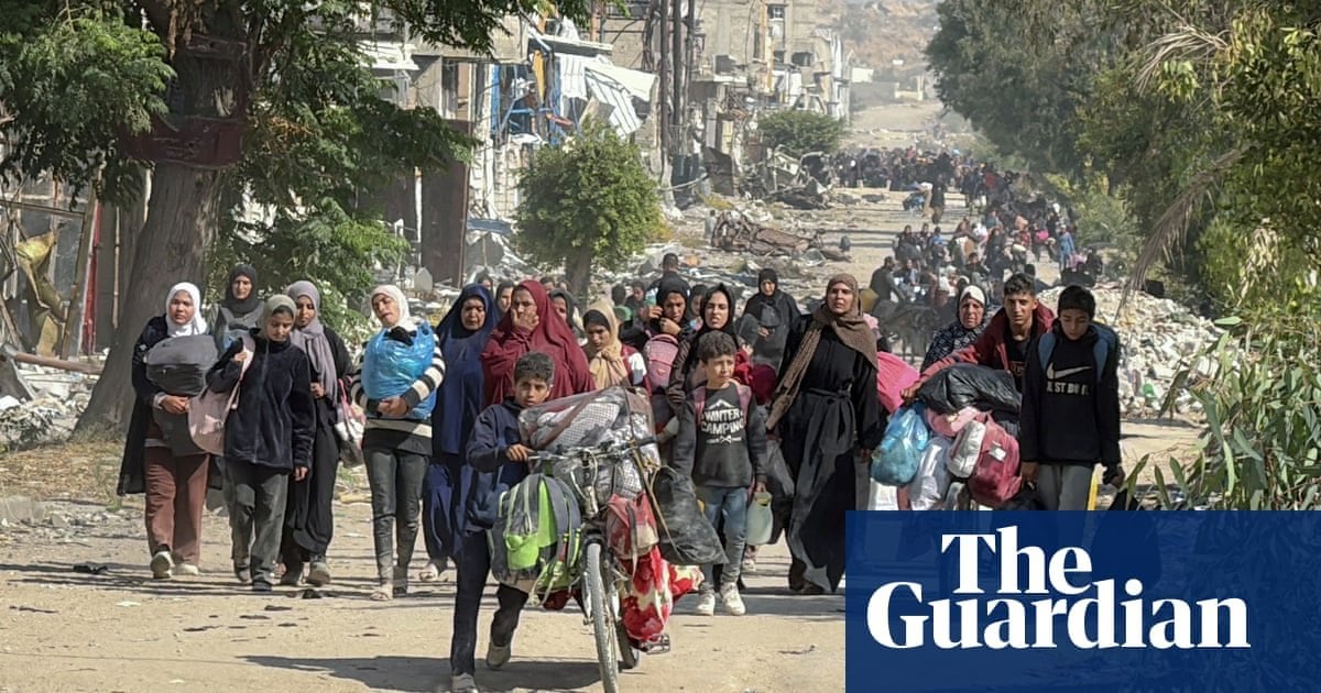 Palestinians will not be allowed to return to homes in Northern Gaza, says IDF (The Guardian)