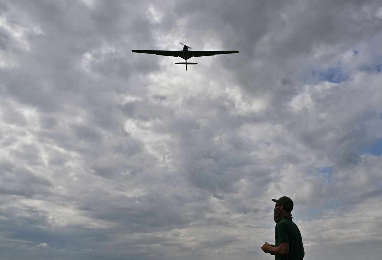 Russian drone attack on Kyiv damages residential building, auto repair shop