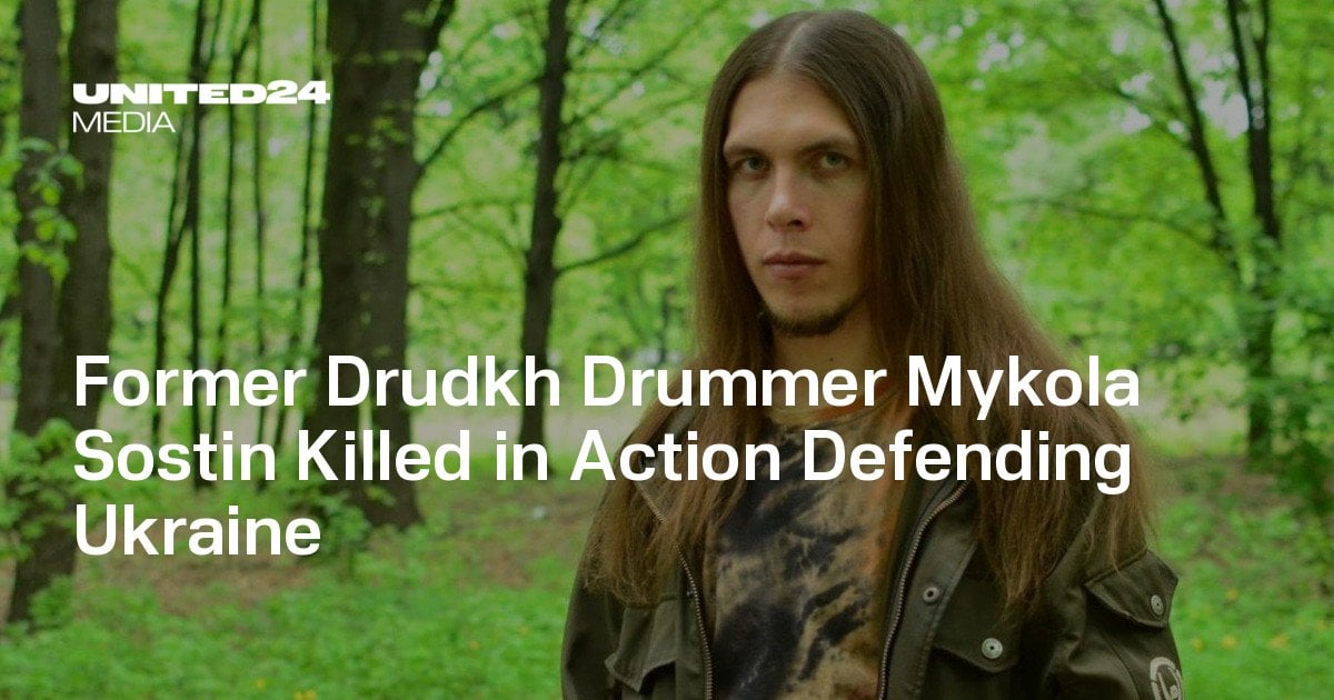 Former Drudkh Drummer Mykola Sostin Killed in Action Defending Ukraine