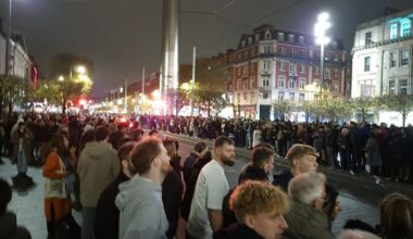 Thousands go to fake AI-invented Dublin Halloween parade