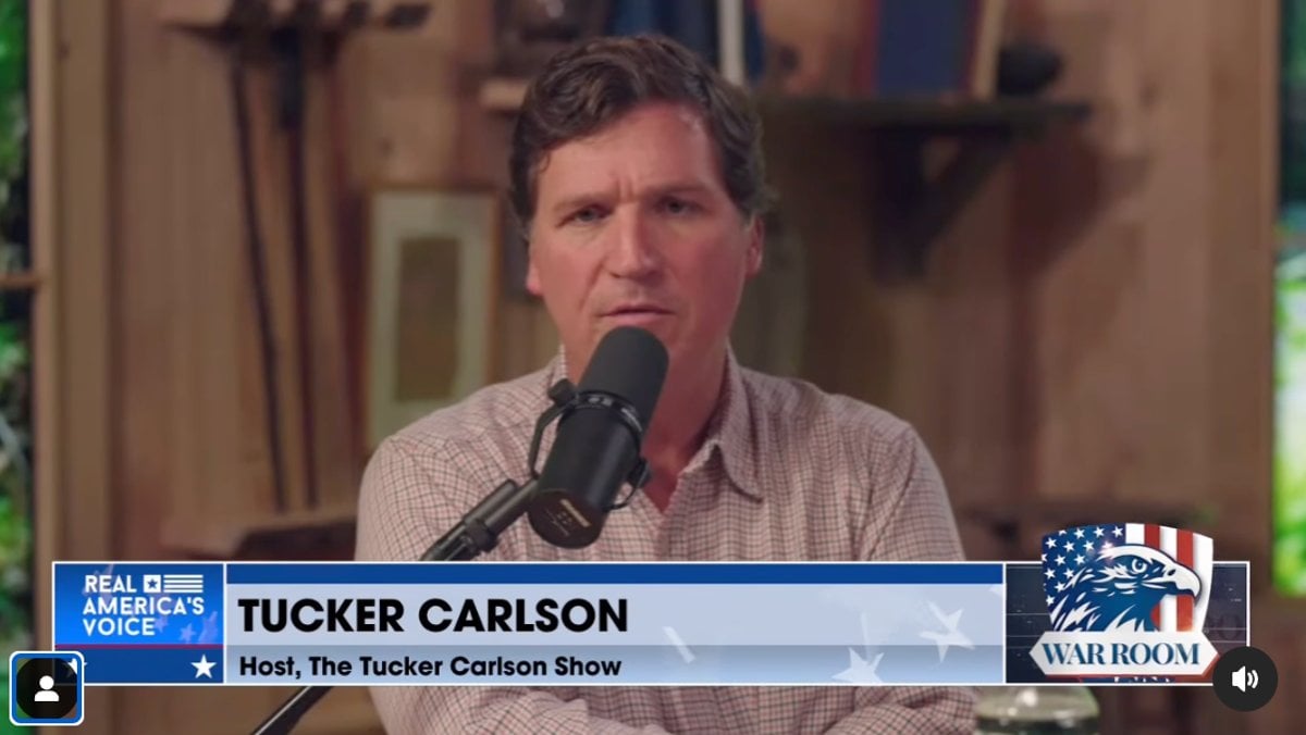 Tucker Carlson reveals his wild conspiracy theory that abortion causes hurricanes. “People are like, ‘oh, well, we had another hurricane, it must be global warming.’ No! It’s probably abortion, actually.”