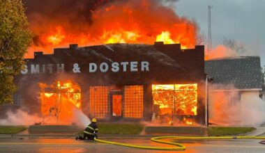 100-year-old Delton business burns down