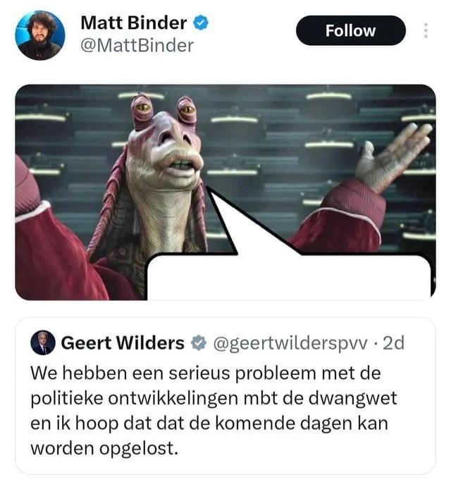 We hebben een serieus probleem