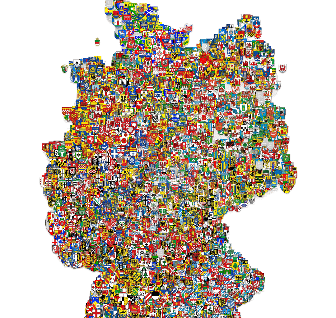 A Map of 18,000+ Coats of Arms (Historical & Current, from Wikipedia)