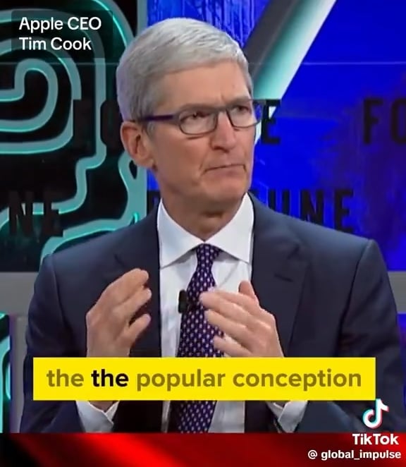 “China stopped being a low-labor country many years ago” — Tim Cook explains the real reason why Apple relies on China.