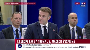 Emmanuel Macron s'exprime depuis Budapest