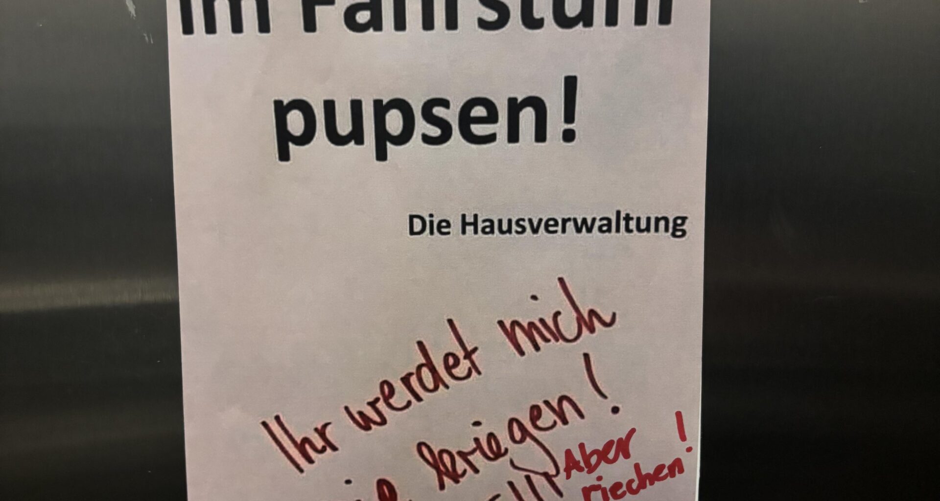 Ihr bekommt mich nicht - niemals !