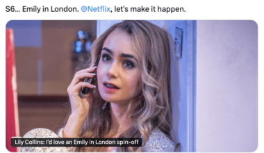 If they did an "Emily in London" spin-off, where would Emily go?