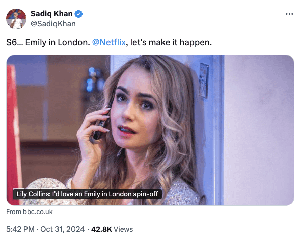 If they did an "Emily in London" spin-off, where would Emily go?