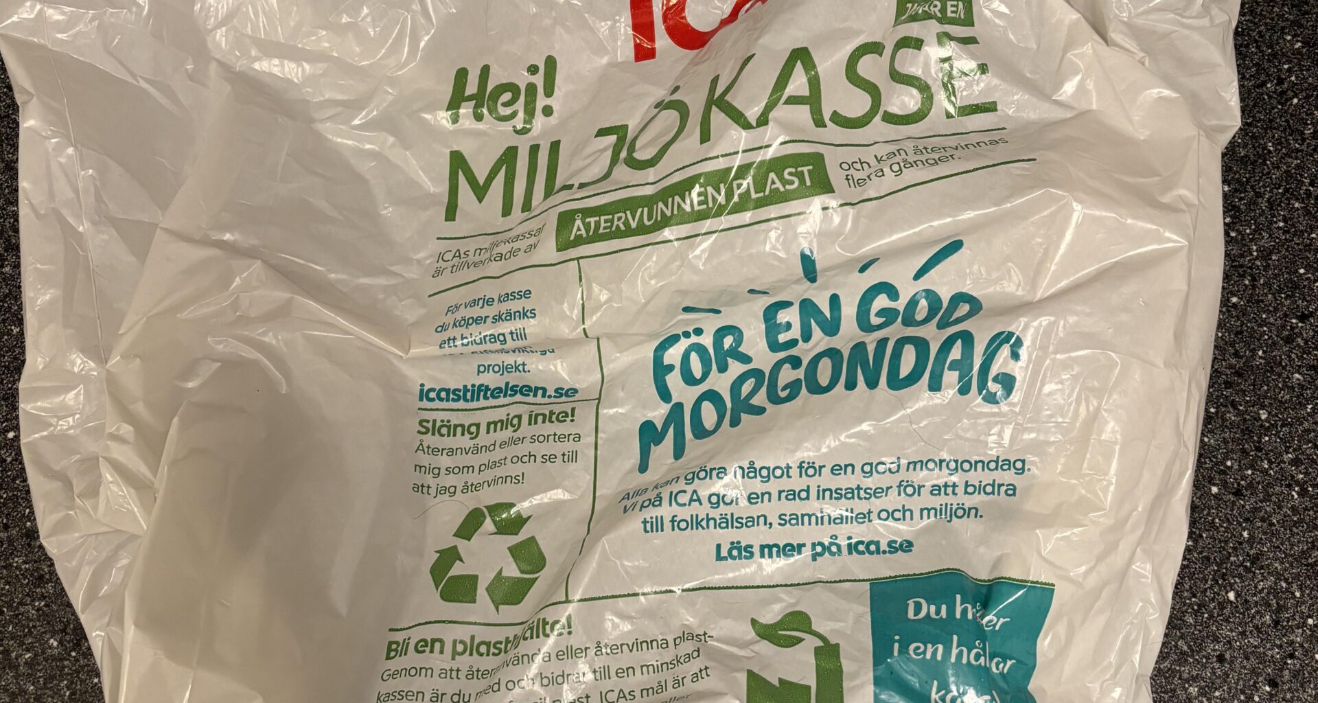 Imorgon försvinner plastpåseskatten