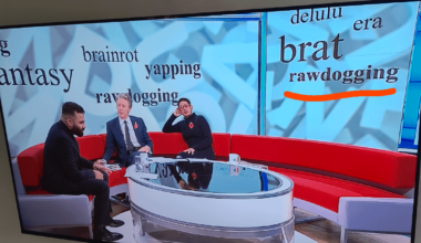 The BBC teaching the nation about "raw dogging" this morning