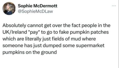 Refuse to believe people actually enjoy pumpkin picking