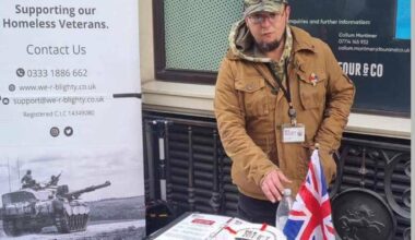 Fake forces veteran scam “charity “ outside Waterloo station and various parts of London - they use the name “we are Blighty”