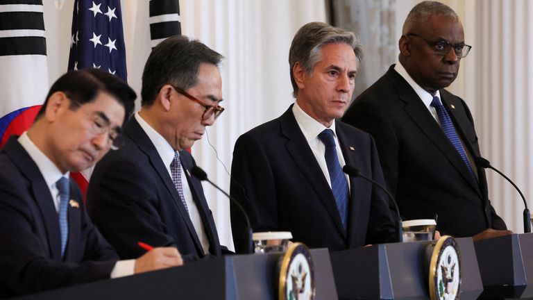 South Korea and the US discussed the issue in Washington on Thursday. Pic: Reuters