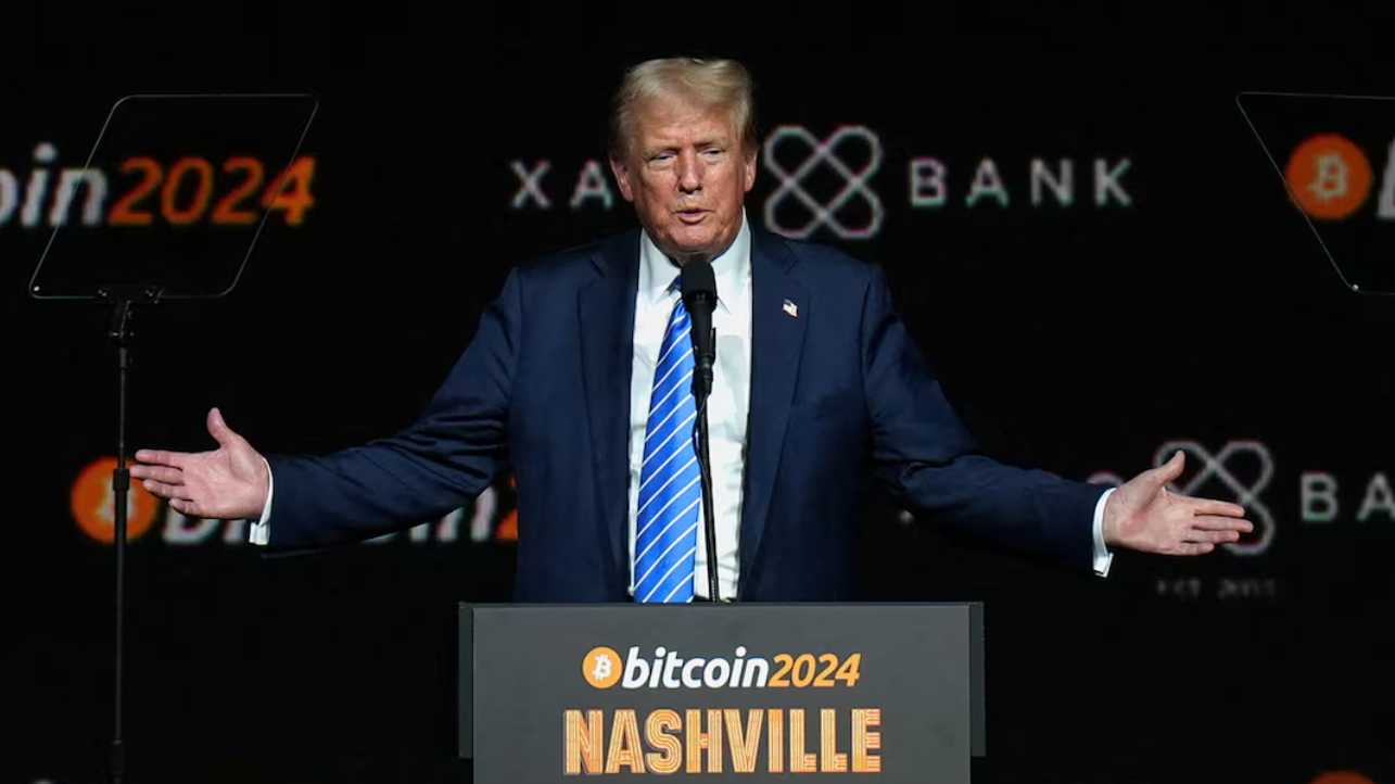 NEWS: Bitcoin hits record high as investors bet Trump victory will ease cryptocurrency oversight