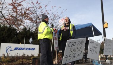 Boeing machinists end strike and approve new contract : NPR