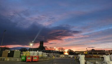 Sky from my work in Aberdeen this morning 🌄