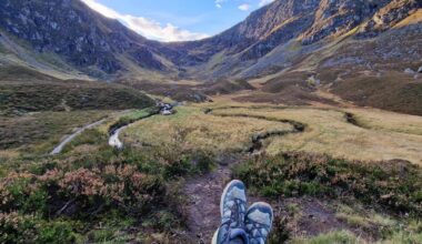 The absolute majesty of the view that emerges when you walk up from Glen Clova and arrive at Corrie Fee...